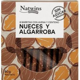 NATWINS Barritas de Nueces y Algarroba con Avena y Sésamo 80g - Sin Azúcar Añadido Precio: 1.8900002. SKU: B1CYWSACCW