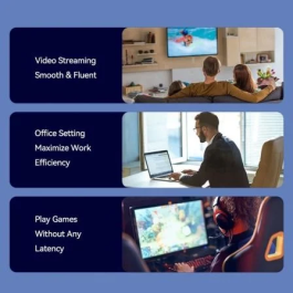 Vention IBRBF Cable de Red RJ45 UTP Cat.6 1m Negro