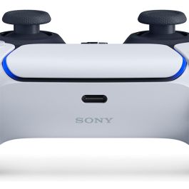 Sony 1000040184 Mando Inalámbrico DualSense PS5 Blanco con Retroalimentación Háptica, Gatillos Adaptables y Micrófono Integrado