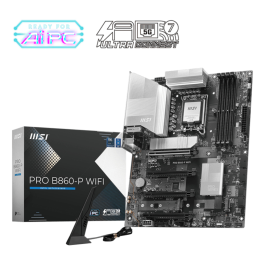 MSI PRO B860-P WiFi Placa Base Intel B860 LGA 1851 ATX con Wi-Fi 7 para PC Precio: 199.49999993. SKU: B17C5KZGE9