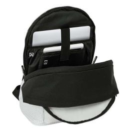 Mochila Safta Doble Para Portatil 15,6-' + Usb Real Madrid 1 Equipacion 24-25 440x310x180 mm Mochila Safta Doble Para Portatil 15,6-' + Usb Real Madrid 1 Equipacion 24-25 440x310x180 mm