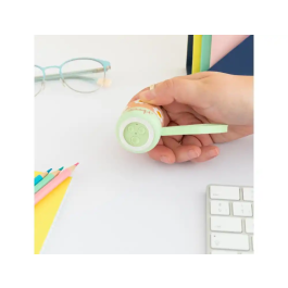 Mr. Wonderful - Altavoz Portátil Inalámbrico Mini, Diseño Margaritas, 80x60x80 mm, Sonido Potente y Claro, Conexión Bluetooth para Smartphone