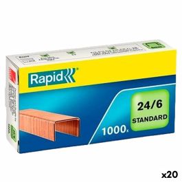Grapas Rapid Standard 24/6 6 mm (20 Unidades) Precio: 17.95000031. SKU: B1CXSQXZVP