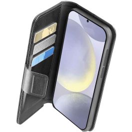 Cellularline Funda Libro Book Agenda 2 para Samsung Galaxy S25+ Negro