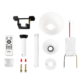 Remo Ventilador Techo Escorpion DC Verano-Invierno 59W Blanco 4 Aspas Desplegables LED 6980lm 3000-4000-6000K 107cm