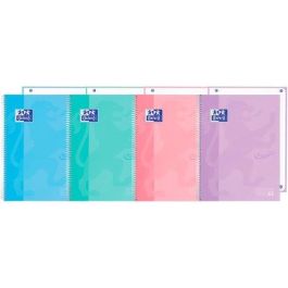 Bloc Oxford School Eu.Book 1 Touch Micro.Tapa Extra A4+  80H Horizontal 90G Surtido Pastel (4 Col.) 5 unidades Precio: 27.59000013. SKU: B15VAVFWK7