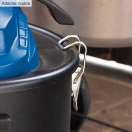 Scheppach SCH4046664243328 Aspirador de Cenizas AVC25, Depósito 20L, Potencia 1300W para Limpieza de Chimeneas y Estufas