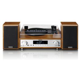 Lenco MC-160WD Tocadiscos de Madera con Bluetooth, Radio DAB+/FM y Reproductor MP3