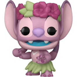 Funko Figura POP Disney Lilo & Stitch Luau Angel Vinilo 9cm Caja Regalo