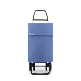 Rolser Carro de la Compra Jean Tweed 4 Ruedas Azul 43L