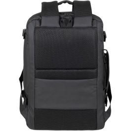 Rivacase Tegel 8465 Mochila casual para portátil 17.3" negra de poliéster ECO-FRIENDLY RPET unisex