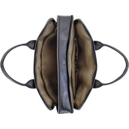 dbramante1928 Maletín KRONBORG 16IN Negro para Portátil de hasta 16 Pulgadas en Cuero