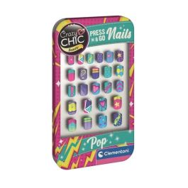 Clementoni Press & Go Nails: Expositor Surtido de Uñas Adhesivas Infantiles de Fácil Aplicación, Pop Display, Ideal para Niñas a partir de 6 Años Precio: 5.50000055. SKU: B1GSK95NA4