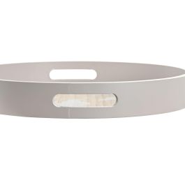 DKD Home Decor Bandeja Atlantico Azul Blanco 35 x 35 x 5 cm (2 Unidades)