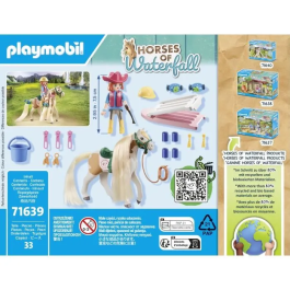 Playmobil Ellie con Caballo y Accesorios para Peinar el Pelo