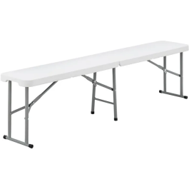 Banco plegable para mesa de recepción 180 cm Precio: 57.49999981. SKU: B1KHBG6DL4