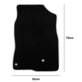 Set de Alfombrillas para Coche OCC Motorsport OCCHN0010RD 5 Piezas