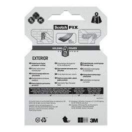 Scotch Cinta Doble Cara de Montaje para Exteriores, Máx. 5 kg, 19 mm x 1,5 m