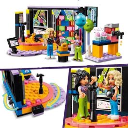 LEGO 42610 Friends Karaoke, Juguete Musical con Muñecas Liann y Nova y Figura Gecko