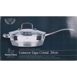 Santa Clara Guisera con tapa 20 cm (2 Unidades)