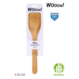 Wooow Pala Recta de Bambú 30 cm Privilege - Utensilio de Cocina para Repostería y Servir Alimentos (36 Unidades)