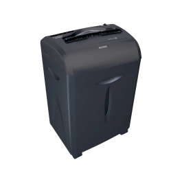 Q-connect Destructora KF15551 12 Hojas Destruye Grapas Clips CDs y Tarjetas Corte Partículas Nivel Seguridad P-3