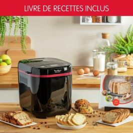 MOULINEX - Pleasure bread 1kg-bread machine 17 programas, color negro y morado - OW220830