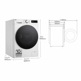 Lavadora-Secadora Inteligente LG F4DR6011AGW 11 kg/6 kg 1400 rpm