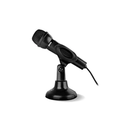 Micrófono Krom Kyp Mini Gaming con Base Ajustable y Conector Jack 3,5 mm