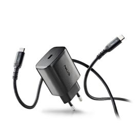 NGS BUD45W-C Cargador de Pared GaN Ultrarrápido 45W con 1xUSB Tipo-C y Cable USB-C a USB-C 1.5m PD3.0