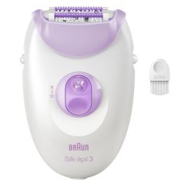 Braun 3-000 Epiladora Silk-épil 3 con 20 Pinzas MicroGrip, Luz Integrada, 2 Velocidades y Alimentación por Corriente Alterna Púrpura Blanco Precio: 42.50000007. SKU: B157K9WKDJ