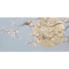 DKD Home Decor Cuadro Oriental Multicolor 3.7 x 60 x 120 cm (2 Unidades)