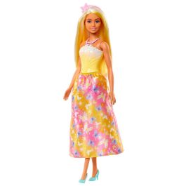 Barbie Dreamtopia Princesa Amarillo Hrr09 Muñeca de Fantasía con Vestido y Tiara