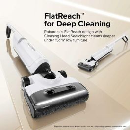 Roborock AAABF62686 Aspiradora Inalámbrica en Seco y Húmedo 17.000 Pa FlatReach, Autolimpieza y Secado Automático