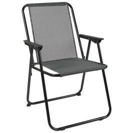Home Deco Factory Silla Plegable Gris - Acero, Poliéster y Plástico PP, Ideal para Exteriores, Resiste Lluvia y Sol, Tratamiento UV, 45x54 cm; h.84 cm Precio: 17.5000001. SKU: B1EMDTK7BV