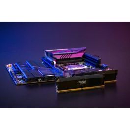 Memoria RAM CRUCIAL DDR5 PRO - Edición Overclocking - Kit 64 GB (2 x 32 GB) - 6400 MT/s - CL40 - UDIMM Memoria RAM CRUCIAL DDR5 PRO - Edición Overclocking - Kit 64 GB (2 x 32 GB) - 6400 MT/s - CL40 - UDIMM