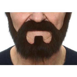 Barba y bigote adulto talla única Precio: 12.89000053. SKU: B1JVNZDK3K
