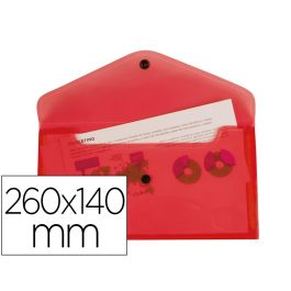 Carpeta Liderpapel Dossier Broche Polipropileno Tamaño Sobre Americano 260x140 mm Rojo Translucido Precio: 0.7138995523. SKU: B1EDBKJM9Q