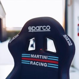 Sparco S00998SPMR Silla Gaming Oficina Martini Racing. Asiento ergonómico con ajuste lumbar, respaldo reclinable y reposabrazos 2D. Sparco S00998SPMR Silla Gaming Oficina Martini Racing. Asiento ergonómico con ajuste lumbar, respaldo reclinable y reposabrazos 2D.