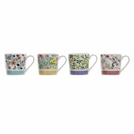 Taza Mug DKD Home Decor Porcelana Bone China (410 ml) (4 pcs) Precio: 11.49999972. SKU: B1BMMF6LJP