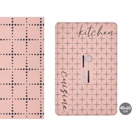 Kinvara Alfombra de Cocina Cuisine 40x60 cm de Plástico Rosa y Negro (Set de 24) Precio: 53.78999945. SKU: B1AYSYZEF6