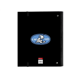 Carpeta de anillas El Niño Roller Azul Negro 27 x 32 x 3.5 cm