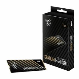 MSI Spatium M470 PRO 1TB PCIe 4.0 NVMe M.2 SSD 3D NAND - Lectura 6000MB/s, Escritura 5000MB/s