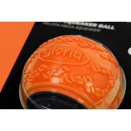 Play And Run Pelota Mega Squeaker L 8.89 cm Naranja-Gris para Perros