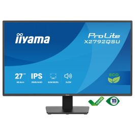 iiyama ProLite X2792QSU-B1 68,6cm/27" 2560x1440 QHD IPS 3ms 120Hz HDMI DisplayPort USB VESA Speaker Negro