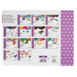 Liderpapel Bloc trabajos manuales Papel Seda 240x315mm 10 hojas Colores Surtidos