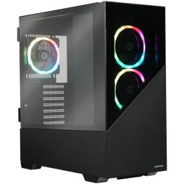 Enermax ENERMAXK8 Midi Tower ARGB Midnight Black ATX PC Gaming con Ventana Lateral y USB-C