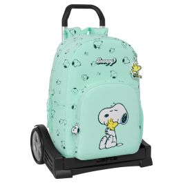 Mochila Escolar con Ruedas Snoopy Groovy Verde 30 x 46 x 14 cm Precio: 37.50000056. SKU: B17JX27ED5