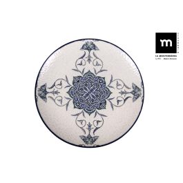 La Mediterranea Plato Llano Rosetta Monaco Brillo Ø26 cm (6 Unidades)