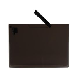 Carpeta Liderpapel Dossier Pinza Lateral 35485 Polipropileno Din A4 Negra 30 Hojas Pinza Giratoria